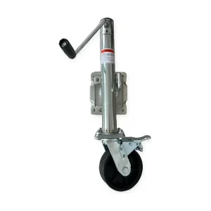 6 inch pp brakeable jockey wheel