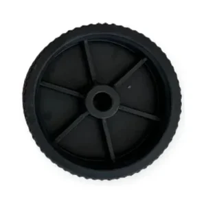 6 inch pp wheel black