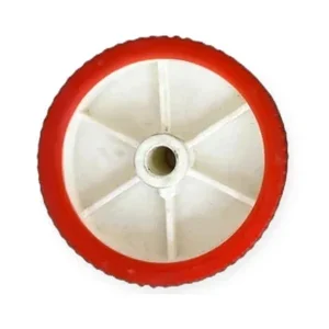 6 inch pp wheel red white