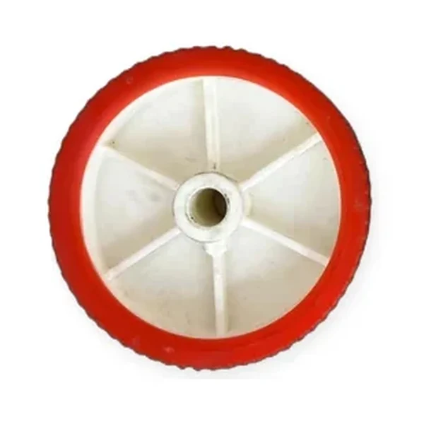 150 mm / 6 Inch Red & White PP Wheel